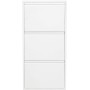 Kare Design Scarpiera a 3 Lembi Carusa, Bianco, 103 x 50 x 14 cm