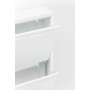 Kare Design Scarpiera a 3 Lembi Carusa, Bianco, 103 x 50 x 14 cm