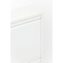 Kare Design Scarpiera a 3 Lembi Carusa, Bianco, 103 x 50 x 14 cm