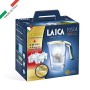 Laica J9059 kit caraffa Carmen Tosca con 4 Filtri Bi-Flux (4 mesi di acqua filtrata), 100% made in Italy