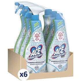 ACE Spray Sgrassatore Bagno Brillante + Ricarica, Senza Candeggina, Bipacco 2 x 800 ml, Cartone da 3 Bipacchi