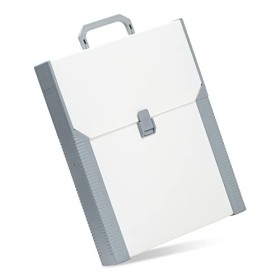 Aristo - Valigetta da trasporto in plastica, formato A3, per supporti da disegno Aristo, colore: Beige/Grigio
