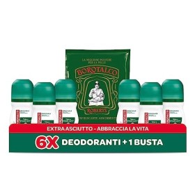 Borotalco, Deodorante Roll-On Original con Microtalco, Assorbe il Sudore, Senza Alcool - 6 Flaconi da 50 ml