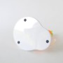Alessi Bunny & Carrot ASG42 W Portarotolo da Cucina di Design in Resina Termoplastica, Bianco