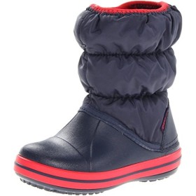 Crocs, Winter Puff Boot K, Stivaletti, Unisex - bambino, Blu (NARD), 24/25