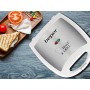 Beper Maxi Tostiera 4 Fette Grill Plate, acciaio inossidabile, Aléatoire