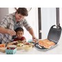 Beper Maxi Tostiera 4 Fette Grill Plate, acciaio inossidabile, Aléatoire