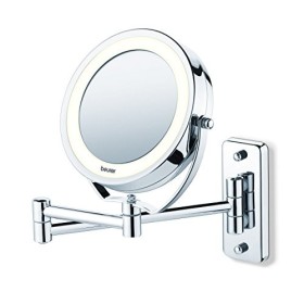 Beurer BS 59 Specchio Cosmetico da Parete, Orientabile e con Illuminazione LED