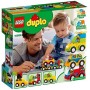 LEGO Duplo My First, i Miei Primi Veicoli Set di Costruzioni per Giocare e Costruire Tanti Veicoli ed Ispirare Tante Storie per 