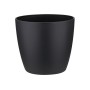 Elho Brussels Round Vaso, Nero, 30 CM