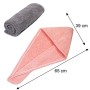 URAQT Asciugamani per Capelli a Turbante, 3 Pezzi Aciugamani in Microfibra Cappuccio, Cappuccio per Capelli Secchi Super Assorbe