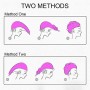 URAQT Asciugamani per Capelli a Turbante, 3 Pezzi Aciugamani in Microfibra Cappuccio, Cappuccio per Capelli Secchi Super Assorbe