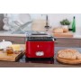 Russell Hobbs Retro Collection Tostapane, 1300 W, Acciaio Inossidabile, 2 Scomparti, Rosso