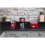 Russell Hobbs Retro Collection Tostapane, 1300 W, Acciaio Inossidabile, 2 Scomparti, Rosso