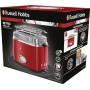 Russell Hobbs Retro Collection Tostapane, 1300 W, Acciaio Inossidabile, 2 Scomparti, Rosso