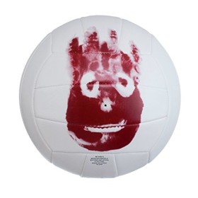 Wilson, Palla da pallavolo, Castaway Mini, Bianco, Mr. Wilson, Pelle sintetica, WTH4115XDEF