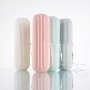X-BLTU - Portaspazzolino da Viaggio, Porta dentifricio e spazzolino da Denti, Portatile, infrangibile, in plastica, 2 Colori Cas