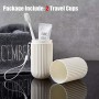 X-BLTU - Portaspazzolino da Viaggio, Porta dentifricio e spazzolino da Denti, Portatile, infrangibile, in plastica, 2 Colori Cas