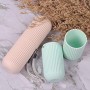 X-BLTU - Portaspazzolino da Viaggio, Porta dentifricio e spazzolino da Denti, Portatile, infrangibile, in plastica, 2 Colori Cas