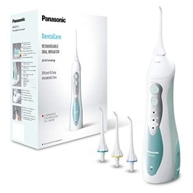 Panasonic EW1311G845 Irrigatore Orale Senza Fili a Tripla Azione, 3 Modalità di Getto Acqua/Aria, Beccuccio Rotante, Ampio Serb