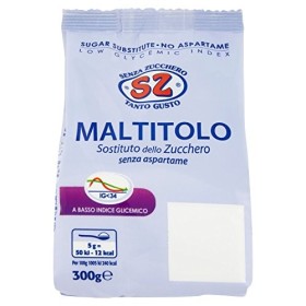 Sz - Senza Zucchero Maltitolo Dolcificante Sostituto dello Zucchero - 300 G