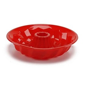 Guardini Juliette, Stampo Ciambella 24cm, Silicone alimentare, Colore rosso