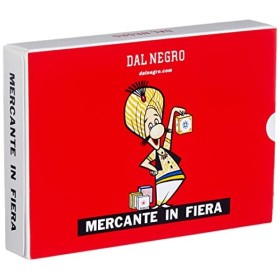 Dal Negro 90004 - Mercante in Fiera Astuccio Rosso, Carte da Gioco