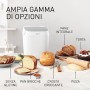 Panasonic SD-ZP2000WXE Macchina per il Pane Automatica "Croustina", Pane Croccante, 18 programmi, Rivestimento Cestello in Ceram