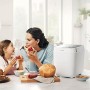 Panasonic SD-ZP2000WXE Macchina per il Pane Automatica "Croustina", Pane Croccante, 18 programmi, Rivestimento Cestello in Ceram