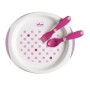 Chicco Set Pappa 12M+, Bimba, Rosa