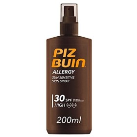 PIZ BUIN, Crema solare sensibile Spray per la pelle, Allergy, 30 SPF, Protezione Solare Alta, Assorbimento Rapido, Resistente ad