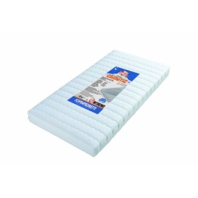 Foppapedretti Climatic - Materasso antiacaro per lettino, Rivestimento in cotone 100% sfoderabile e lavabile, Bianco, 124 x 63 x
