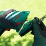 Bosch 600833102 Tosaerba e Sfoltirami a Batteria Isio Set, 3.6 Volt, Lunghezza Lama Arbusti/Erba 12 cm/8 cm, in Cartone, Nero/Ve