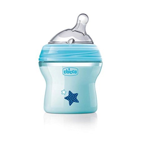Chicco 00080811210000 Biberon Natural Feeling, 0m+, 150ml, Azzurro