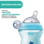Chicco 00080811210000 Biberon Natural Feeling, 0m+, 150ml, Azzurro