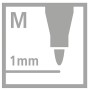 Pennarello Premium - STABILO Pen 68 - Astuccio in Cartone da 30 - Colori assortiti