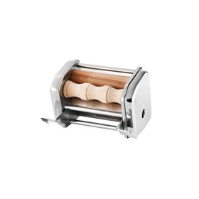 Imperia 450 Accessorio per Mille Gnocchi, Acciaio Inossidabile Cromato e Legno