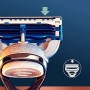 King C. Gillette Rasoio per il Collo da Uomo + 1 Lametta con Ottime e Affilate Lame di Gillette in Acciaio Inossidabile