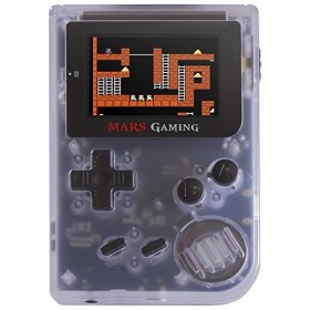 Mars Gaming MRBW Console con 151 giochi, Slot MicroSD, emulatore GBA, Sega, NES, FC/SFC White