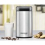 Rommelsbacher EKM 100 Macinacaffè Elettrico con Lama a percussione, Acciaio Inox, Argento, 9.5 cm