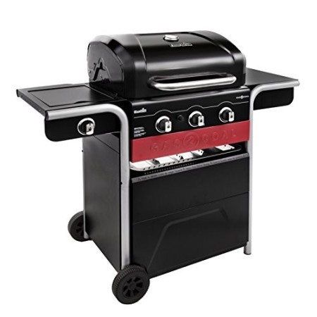 Char-Broil Gas2Coal Hybrid Grill - Barbecue a Gas e Carbonella con 3 fuochi, Nero