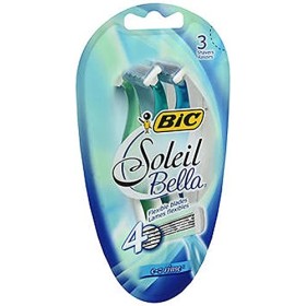BIC RAZORS Soleil Bella Rasoi da Donna, Confezione da 2 Pacchi a 3 Pezzi