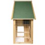 Dibea Conigliera Gabbia per Conigli Casetta per Piccoli Animali 40x65xh119 cm
