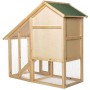 Dibea Conigliera Gabbia per Conigli Casetta per Piccoli Animali 40x65xh119 cm