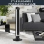 Rowenta VU6670 Ventilatore a Torre, Timer Fino a 8 Ore, 3 velocità, Telecomando, Spegnimento Automatico, Nero
