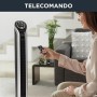 Rowenta VU6670 Ventilatore a Torre, Timer Fino a 8 Ore, 3 velocità, Telecomando, Spegnimento Automatico, Nero
