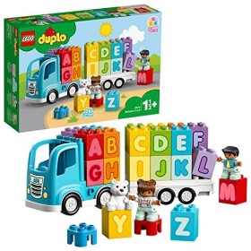 LEGO DUPLO Camion dell'Alfabeto, Giochi Bimbi 1,5 Anni, Mattoncini per l’Apprendimento delle Lettere, 10915
