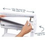 Leifheit Parat F2 ComfortLine Portarotoli per 3 rotoli, Taglia rotoli con ripiano portaspezie, Portarotolo cucina carta, pellico