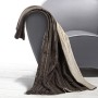 Imetec Intellisense Plaid Riscaldabile Singolo, Termocoperta con Tecnologia Intellisense, Morbida Microfibra Bicolore Reversibil