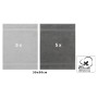 Set di 10 Asciugamani per Gli Ospiti Premium Colore: Grigio Argento e Grigio Antracite Misura: 30 x 50 cm